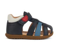 Geox B Sandal Macchia Boy, Sandalia Bebé-Niños, Azul Marino, 19 EU