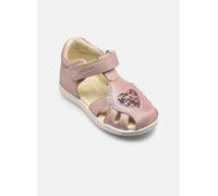 Geox Sandalia para bebé niña B Macchia Gir, LT Rose, talla 21 EU