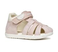 Geox - B SANDAL MACCHIA GIR, Sandalia Bebé - Mädchen, Rose/Off White,