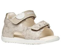 Geox B Sandal MACCHIA Gir, Sandalia Bebé-Niñas, Beige/Lt Gold, 22 EU