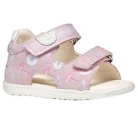 Geox B Sandal MACCHIA Gir, Sandalia Niñas, Pink/Ivory, 26 EU