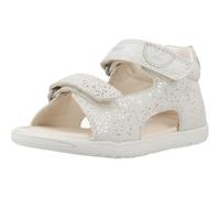 Geox - B SANDAL MACCHIA GIR, Sandalia Bebé - Mädchen, White/Silver,
