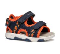Geox B Sandal Multy Boy A, Sandalia Bebé-Niños, Navy/Orange, 21 EU