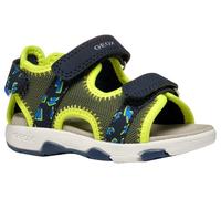 Geox B Sandal Multy Boy A, Sandalia Bebé-Niños, Pistachio/Navy, 21 EU