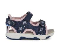 Geox B Sandal Multy Girl, Sandalia Bebé-Niñas, Navy Lt Pink, 24 EU