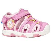 Geox B Sandal Multy Girl, Sandalia Niñas, Dk Pink Lt Yellow, 25 EU