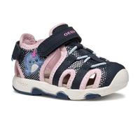 Geox B Sandal Multy Girl, Sandalia Niñas, Navy/Lt Pink, 25 EU