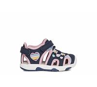 Geox B Sandal Multy Girl, Sandalias para Bebé Niña, Multicolor (Navy/Multicolor), 21 EU