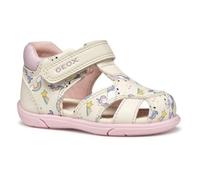 Geox - B SANDAL ZAPITO GIRL, Sandalia Niñas, Ivory/Pink,