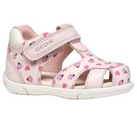 Geox B Sandal ZAPITO Girl, Sandalia Niñas, Lt Pink/White, 25 EU