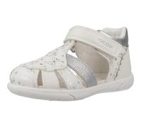 Geox - B SANDAL ZAPITO GIRL, Sandalia Niñas, White/Silver,