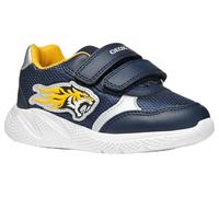 Geox B SPRINTYE Boy B, Zapatillas Bebé-Niños, Navy/Dk Yellow, 23 EU
