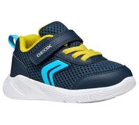 Geox B Sprintye Boy C, Zapatillas Bebé-Niños, Azul Marino y Amarillo, 23 EU
