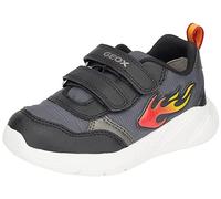 Geox B Sprintye Boy C, Zapatillas Bebé-Niños, Black Red, 20 EU