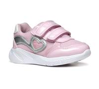 Geox B SPRINTYE Girl A, Zapatillas Bebé-Niñas, Pink/Silver, 20 EU