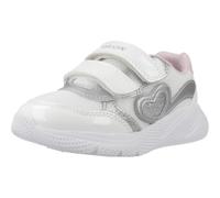 Geox - B SPRINTYE Girl A, Zapatillas Niñas, White/Silver,