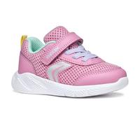Geox B SPRINTYE Girl D, Zapatillas Bebé-Niñas, Pink/Watersea, 20 EU