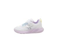 Geox B Sprintye Girl D, Zapatillas Bebé-Niñas, White Multicolor, 20 EU