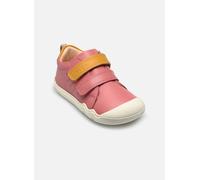 Geox Zapatillas para niña B STEPPIEUP Girl, Color Rosa DK/Ochreyello, Talla 24 EU, Dk Pink Ochreyellow, 24 EU