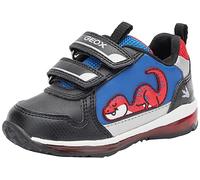 Geox B Todo Boy, Zapatillas Bebé-Niños, Negro, Rojo, 21 EU