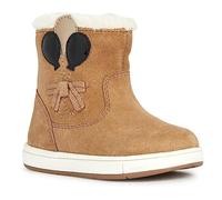 Geox B TROTTOLA GIRL, Barco Ankle para Bebé-Niñas, WHISKY/BLACK, 24 EU