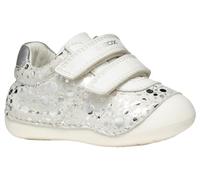 Geox B TUTIM B, Zapatillas Bebé-Niñas, White/Silver, 18 EU