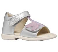 Geox B Verred B, Sandalia Niñas, Plata Morada, 25 EU