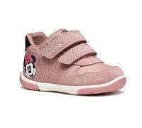 Geox Zapato de primeros pasos B Zapito Girl para bebé-niña Rosa antigua/negro Talla 21 EU