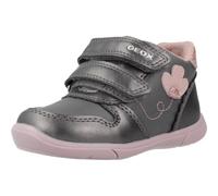 Geox B Zapito Girl, First Walker Shoe Niñas, Dk Grey Rose, 25 EU