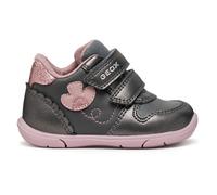 Geox B Zapito Girl, First Walker Shoe Niñas, Dk Grey Rose, 25 EU