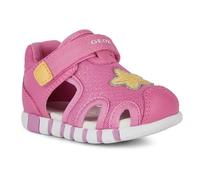 Geox Baby Girl's B Iupidoo Gir Sandal, Dk Pink Yellow, 6 UK Child