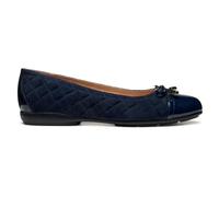 Geox Ballet Plano D ANNYTAH para Mujer, Azul, 38 EU, Azul, 38 EU