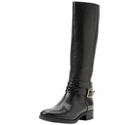 Geox Botas altas D Felicity para mujer, Black, 37.5 EU