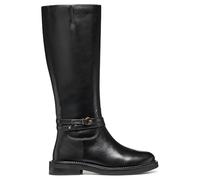 Geox Botas altas para mujer D SERILDA hasta la rodilla, color negro, talla 37 EU, Negro, 37 EU