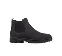 GEOX Botas Chelsea de piel ANDALO. Color Negro