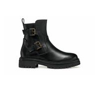 GEOX Botas de piel Iridea, transpirables. Color Negro