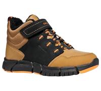 Geox Botines unisex J Flexyper Boy B Abx para niños, Negro Dk Yellow a, 41 EU