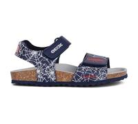 Geox Boy's J Ghita E Sandal, azul marino rojo, 31 EU
