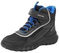 Geox Boy's J Simbyos B ABX Sneaker, Black Royal, 7.5 UK Child
