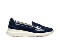 Geox Chica D Alleniee A Mocasines, Azul Marino, 39 EU
