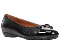 Geox Chica D Annytah D Ballet Flat, Negro, 41 EU