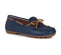 Geox Chica D Cosmopolis + Grip Mocasin, Navy Camel, 40 EU
