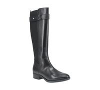 Geox Chica D Felicity Knee High Boot, Negro, 39 EU