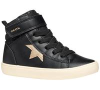 Geox Chica J Gisli Girl Basket, Champán Negro, 33 EU