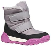 Geox Chica J Trekkyup Girl B Ab Snow Boot, Grey Purple, 34 EU