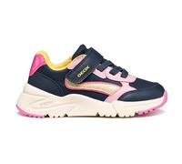 Geox Chica Loftus Girl Basket, Azul Marino Lt Rosa, 36 EU