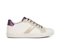 Geox Chicas D Blomiee C Zapatillas, Optic White Purple, 40 EU