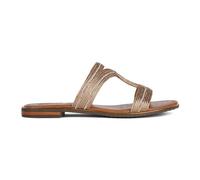Geox Chicas D Sozy Plus D Sandalias, Dk Gold, 35 EU