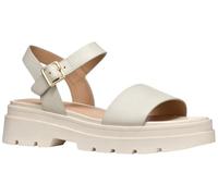 Geox D ADACTER S D, Sandalia Plana Mujer, Lt Sand, 38 EU