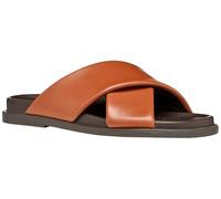 Geox D Adelash B, Sandalia Plana Mujer, Brick, 38 EU